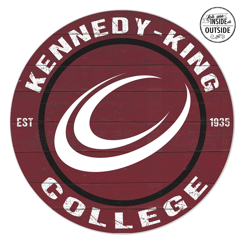 Kennedy-King College Statesmen 20'' x 20'' Indoor/Outdoor Circle Sign