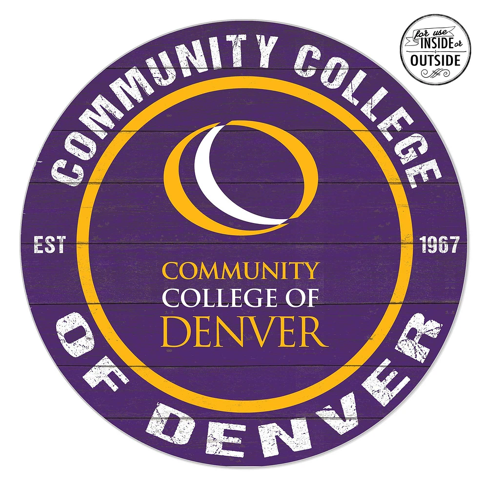CCD CityHawks 20'' x 20'' Indoor/Outdoor Circle Sign