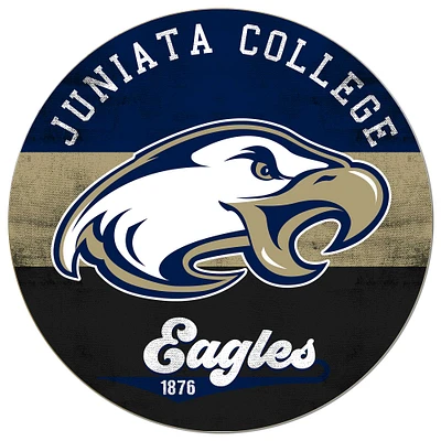 Juniata Eagles 20'' x 20'' Retro Logo Circle Sign