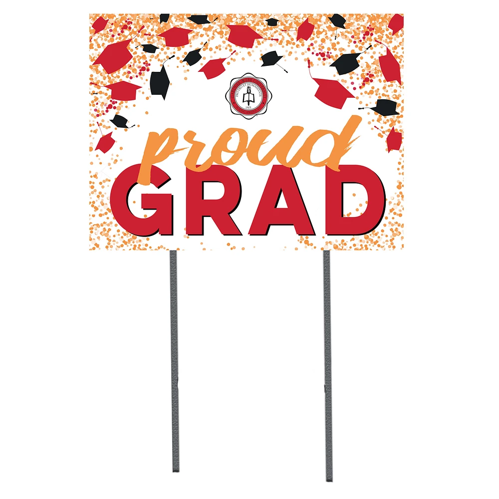Gardner-Webb Bulldogs 18'' x 24'' Grad Yard Sign