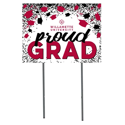Willamette Bearcats 18'' x 24'' Grad Yard Sign