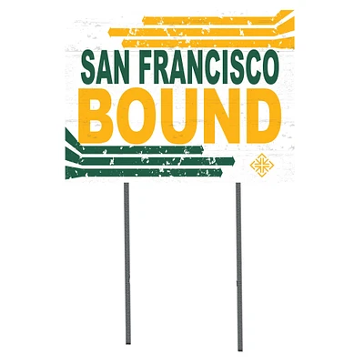 San Francisco Dons 18'' x 24'' Bound Yard Sign