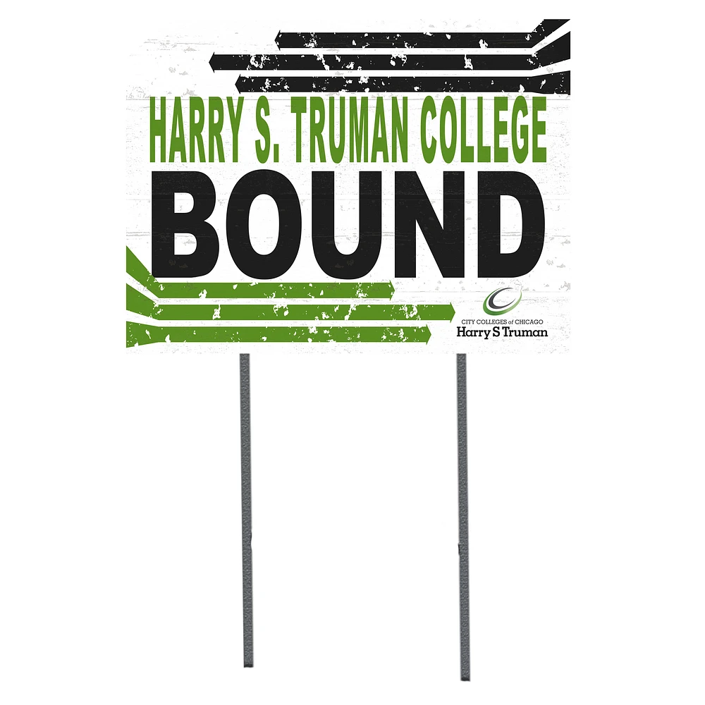 Harry S Truman College Falcons 18'' x 24'' Bound Yard Sign