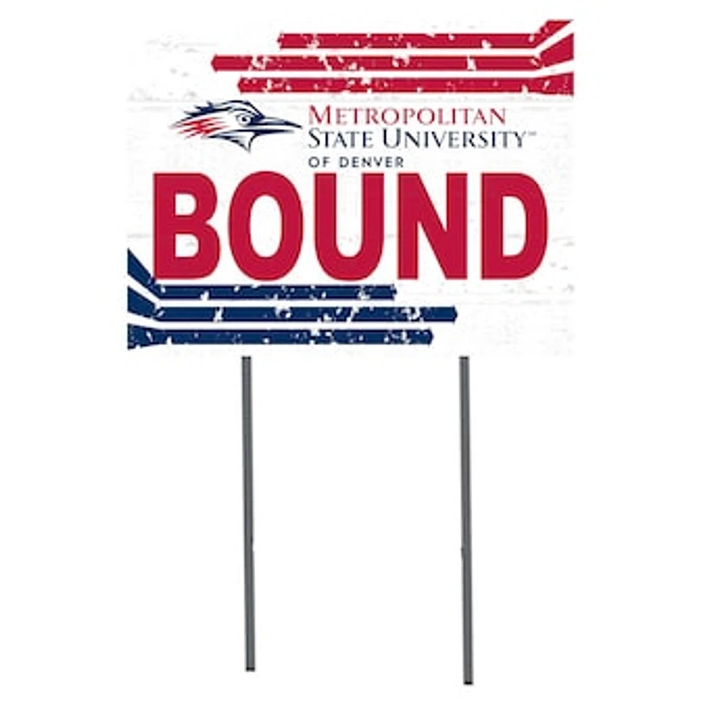 MSU Denver Roadrunners 18'' x 24'' Bound Yard Sign