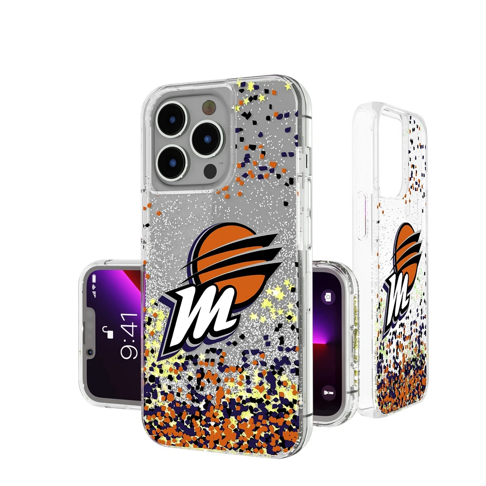 Phoenix Mercury iPhone Glitter Case with Confetti Design