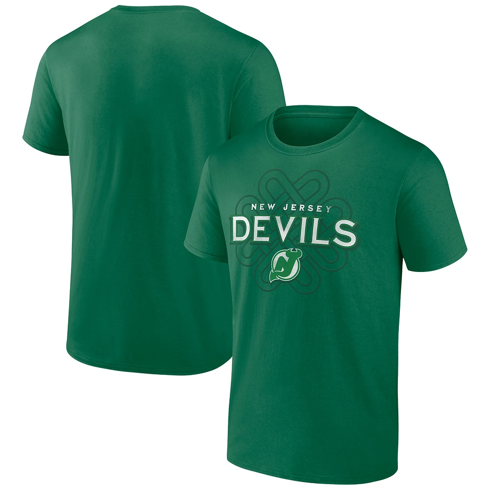 Men's Green New Jersey Devils Celtic Knot T-Shirt