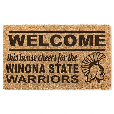 Winona State Warriors 18" x 30" Welcome Doormat