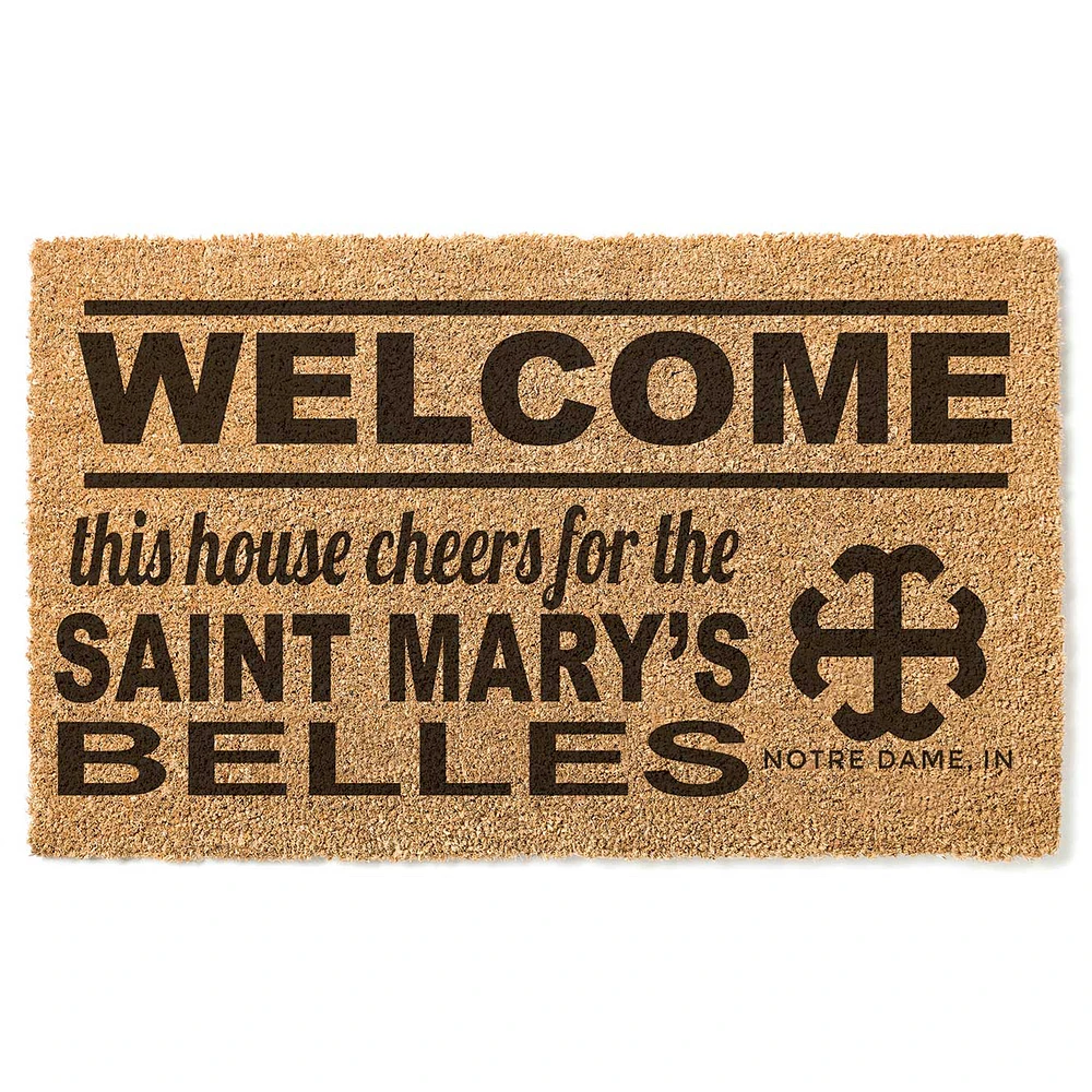 Saint Mary's Belles 18" x 30" Welcome Doormat