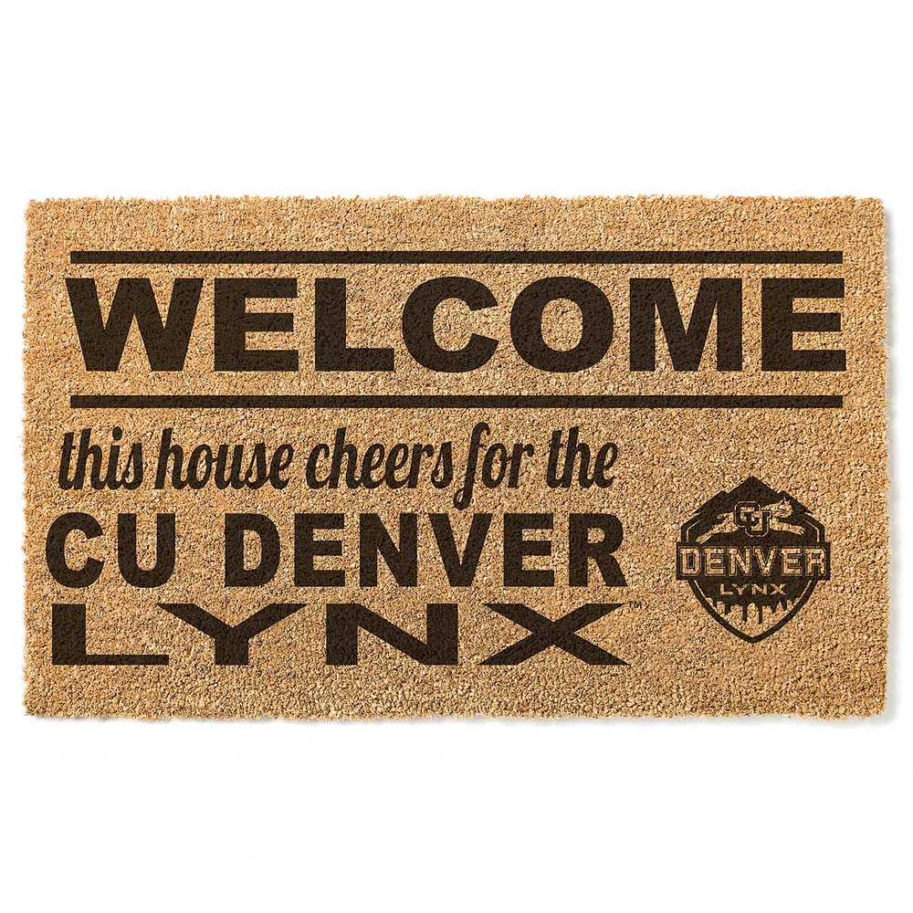 CU Denver Lynx 18" x 30" Welcome Doormat