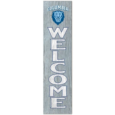 Columbia University 12" x 48" Outdoor Leaner Welcome Sign