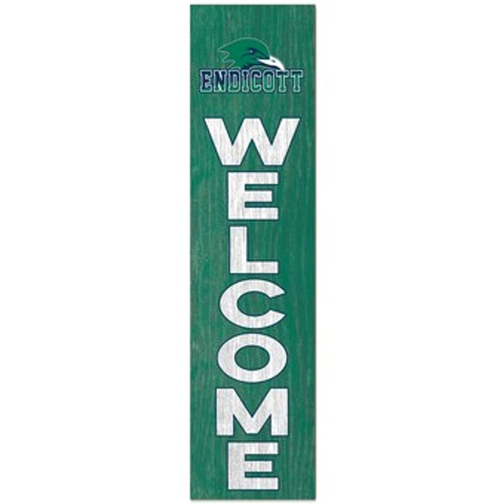 Endicott College 12" x 48" Outdoor Leaner Welcome Sign