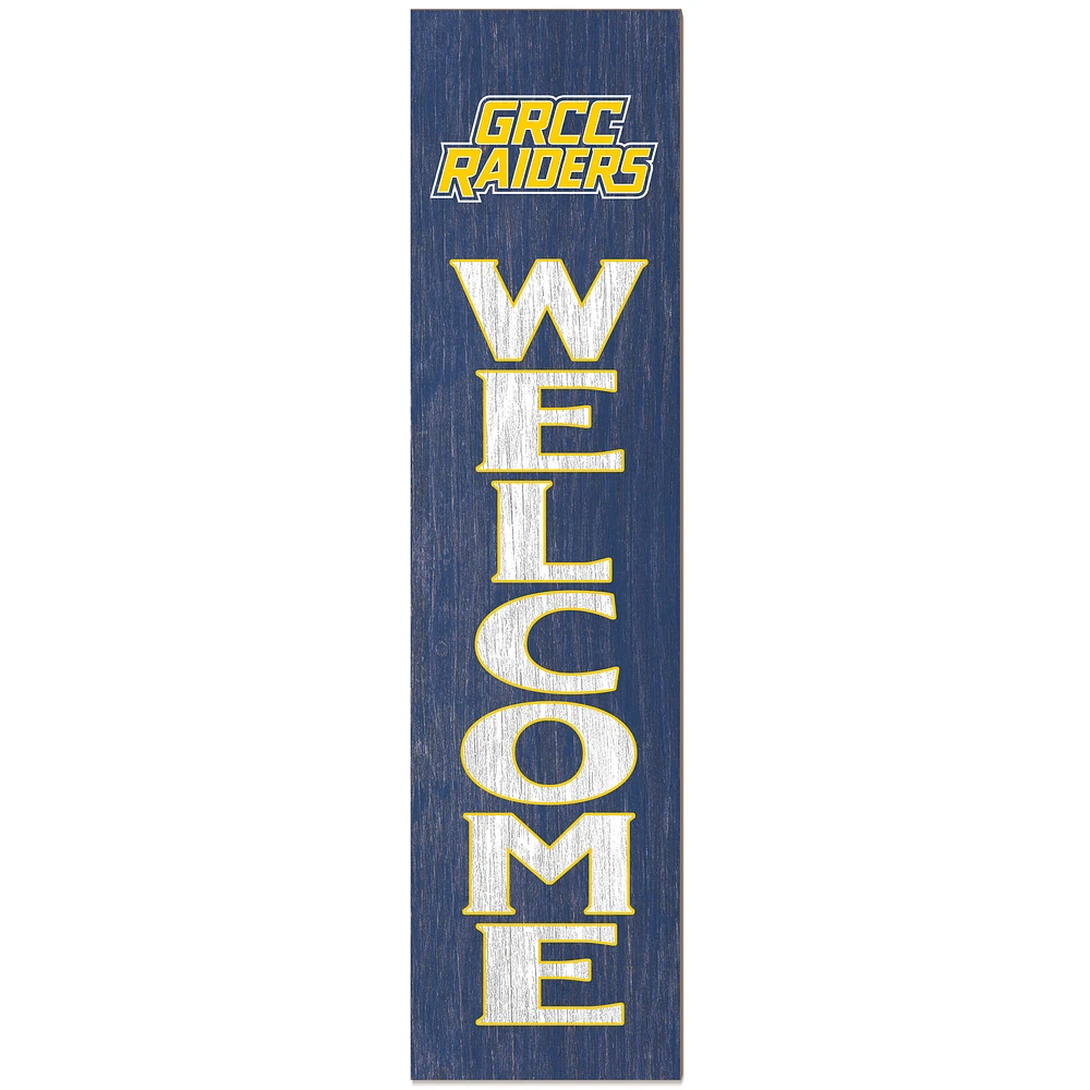 Grand Rapids Raiders 12" x 48" Outdoor Leaner Welcome Sign
