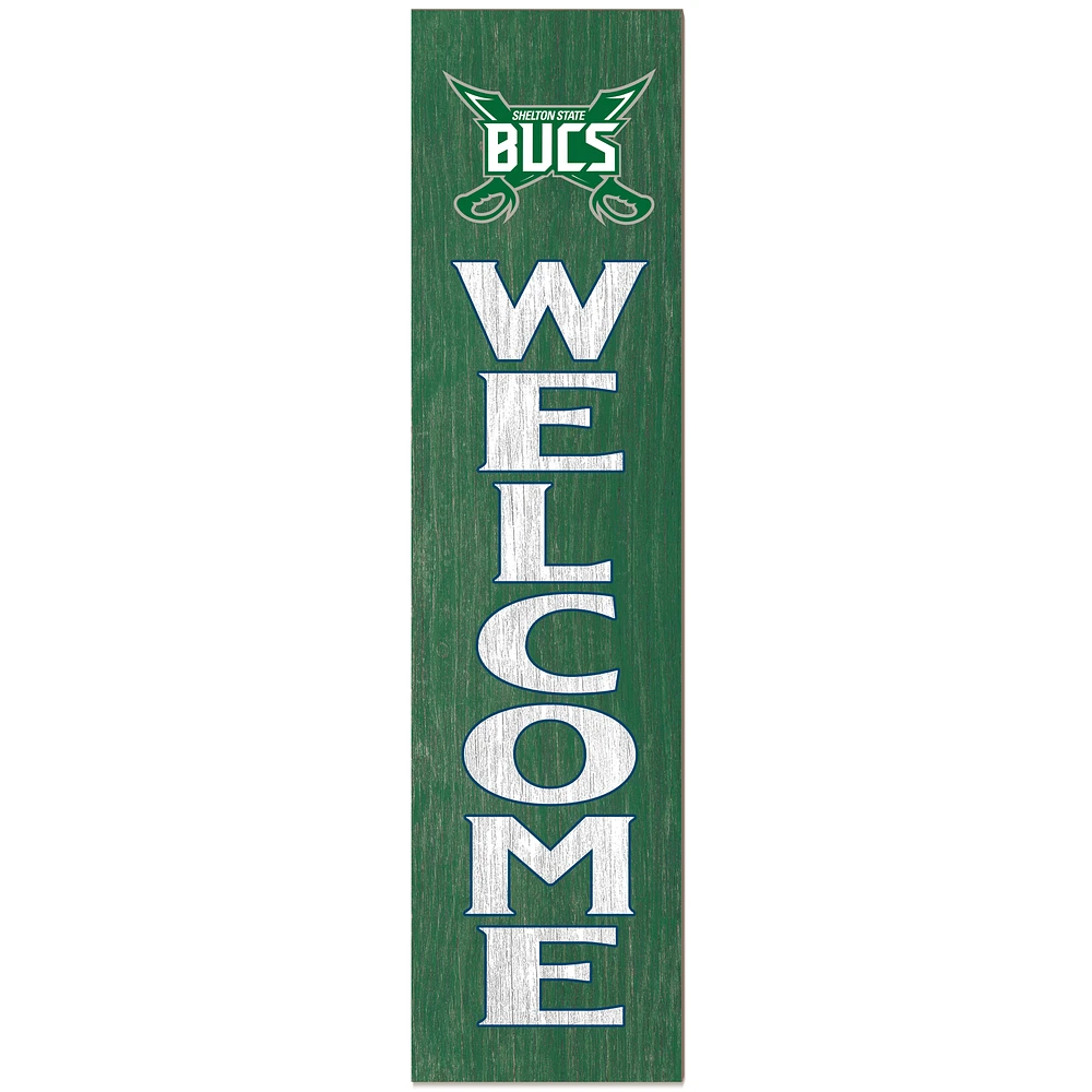 Shelton State Buccaneers 12" x 48" Outdoor Leaner Welcome Sign