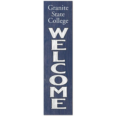 Granite State College 12" x 48" Outdoor Leaner Welcome Sign