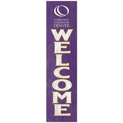 CCD CityHawks 12" x 48" Outdoor Leaner Welcome Sign