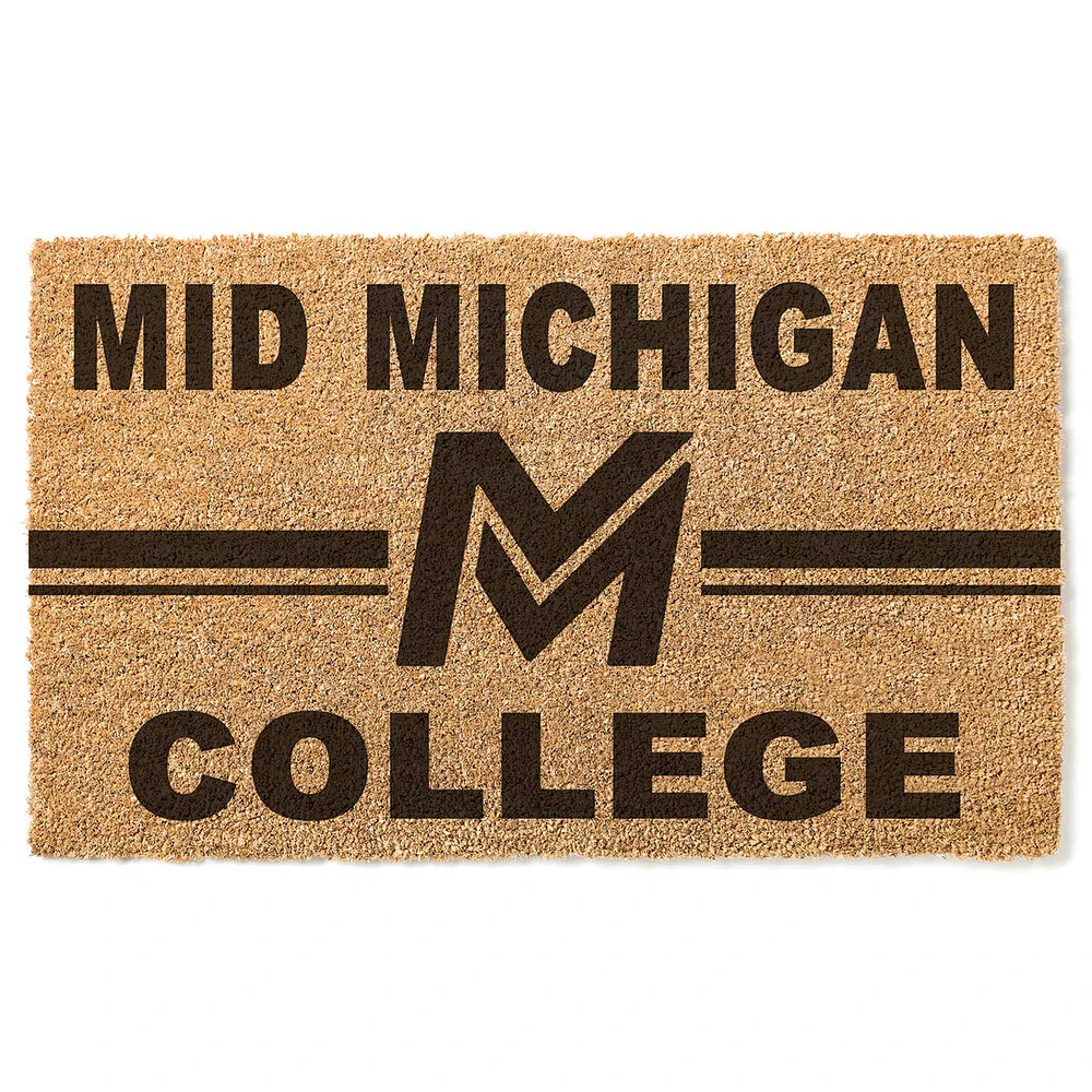 Mid Michigan College 18" x 30" Team Logo Doormat
