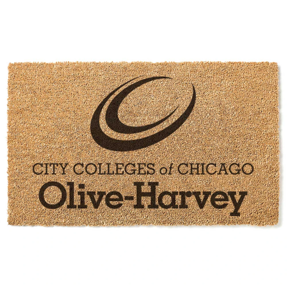 Olive-Harvey College Purple Panthers 18" x 30" Team Logo Doormat