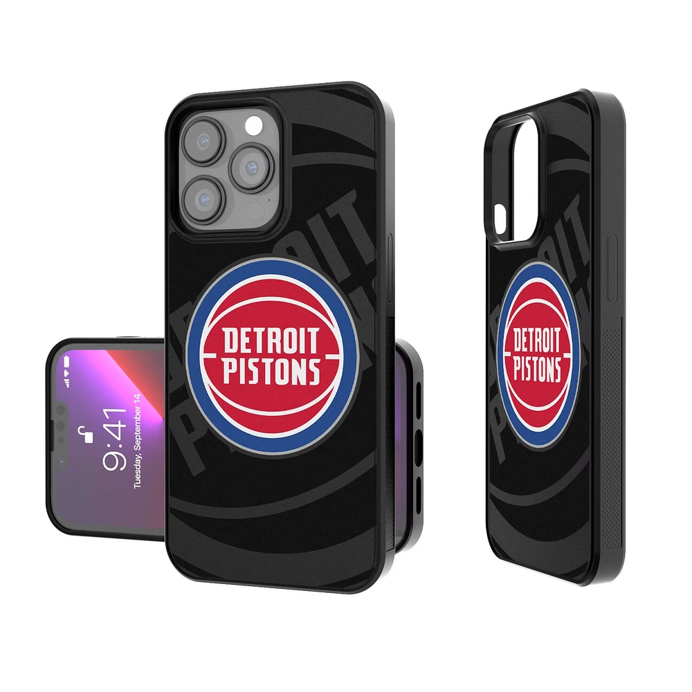 Detroit Pistons Monocolor Design iPhone Bump Case