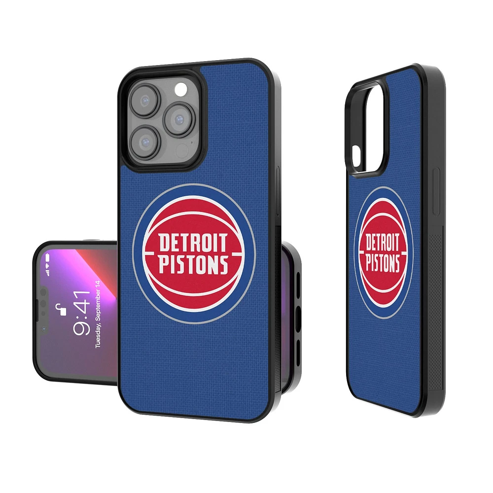 Detroit Pistons Solid Design iPhone Bump Case