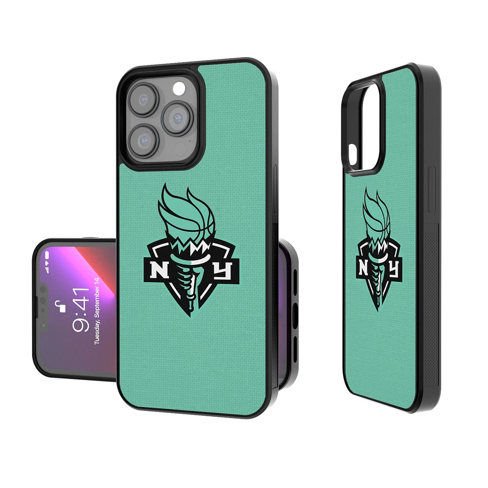 New York Liberty Solid Design iPhone Bump Case