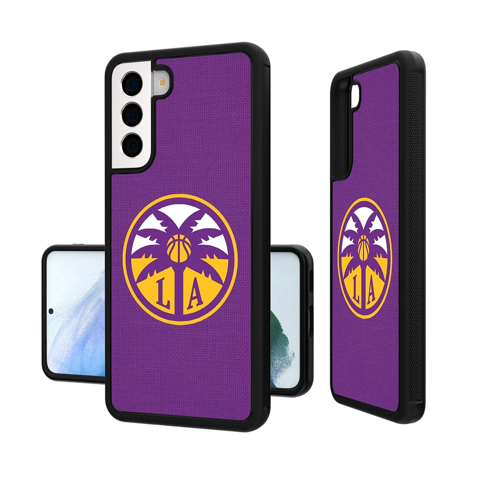 Los Angeles Sparks Solid Design Galaxy Bump Case