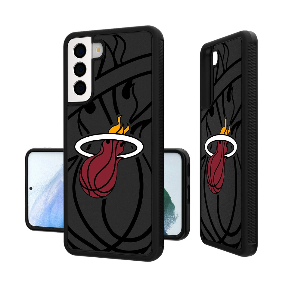 Miami Heat Monocolor Design Galaxy Bump Case