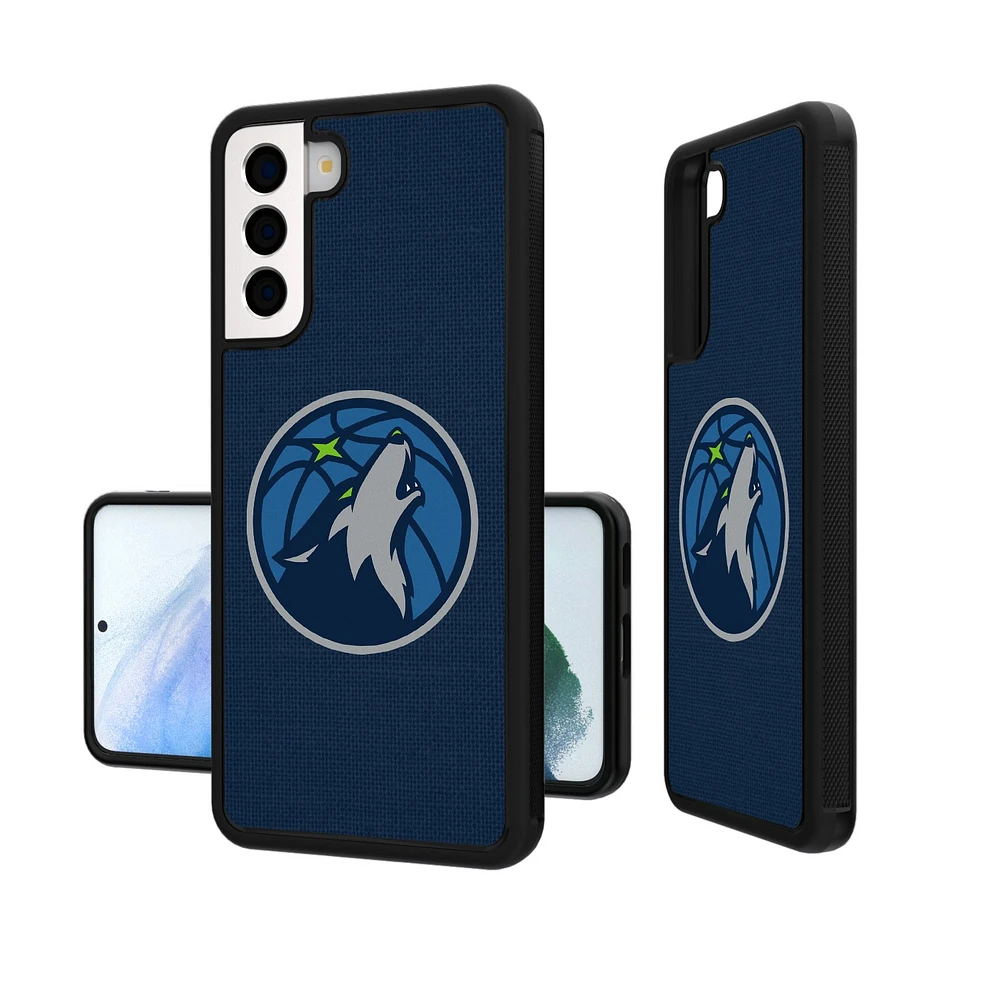 Minnesota Timberwolves Solid Design Galaxy Bump Case
