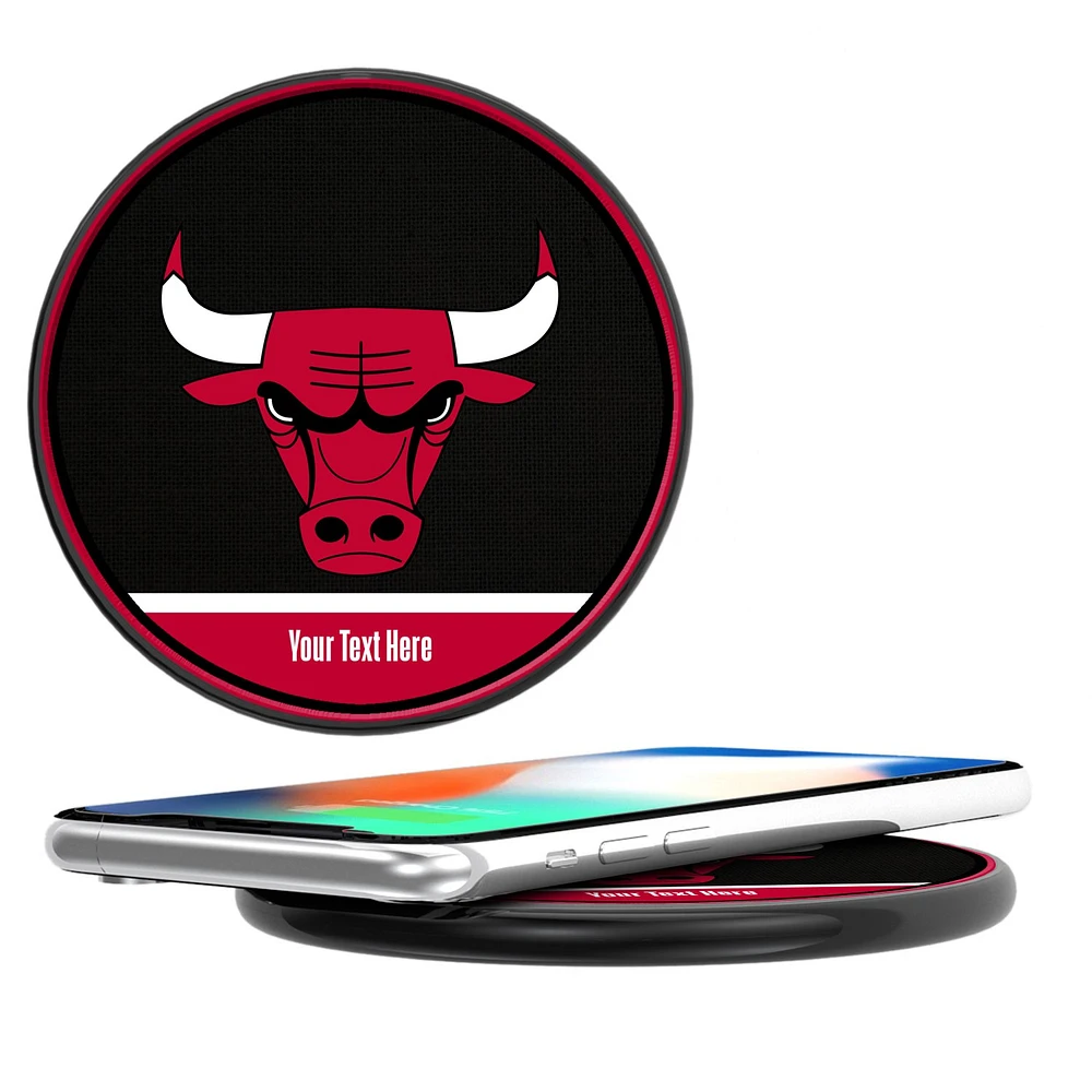 Chicago Bulls Personalized 10-Watt Wireless Phone Charger