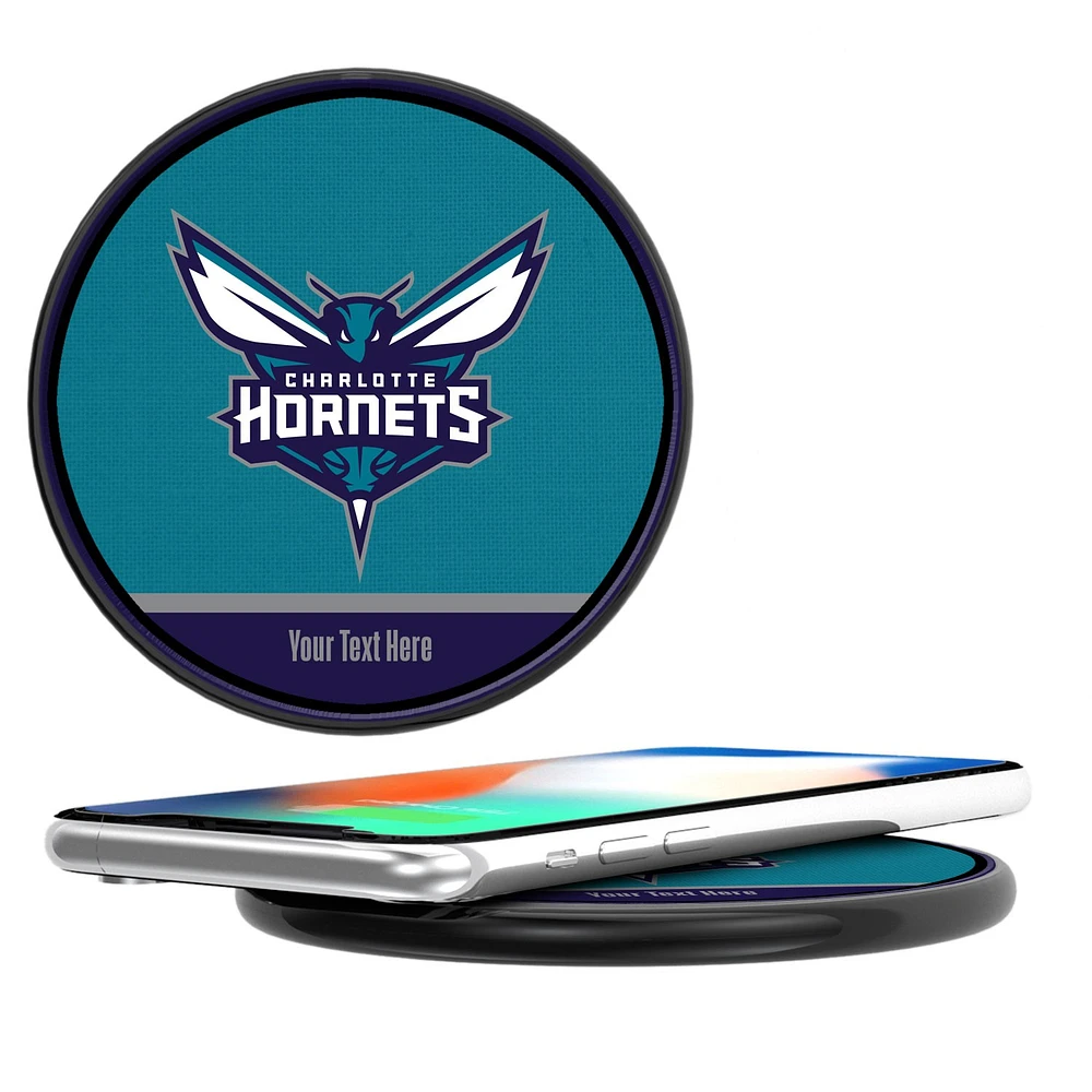 Charlotte Hornets Personalized 10-Watt Wireless Phone Charger