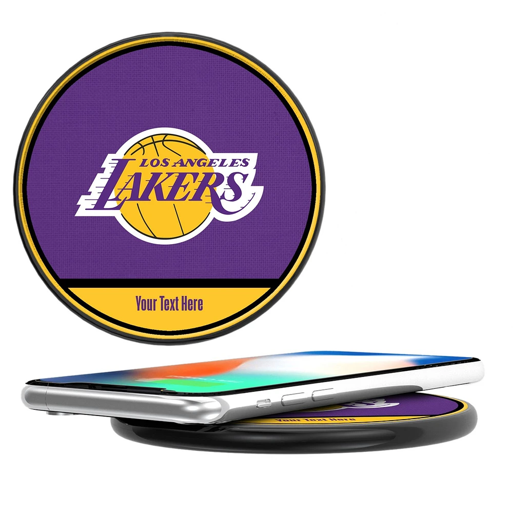Los Angeles Lakers Personalized 10-Watt Wireless Phone Charger