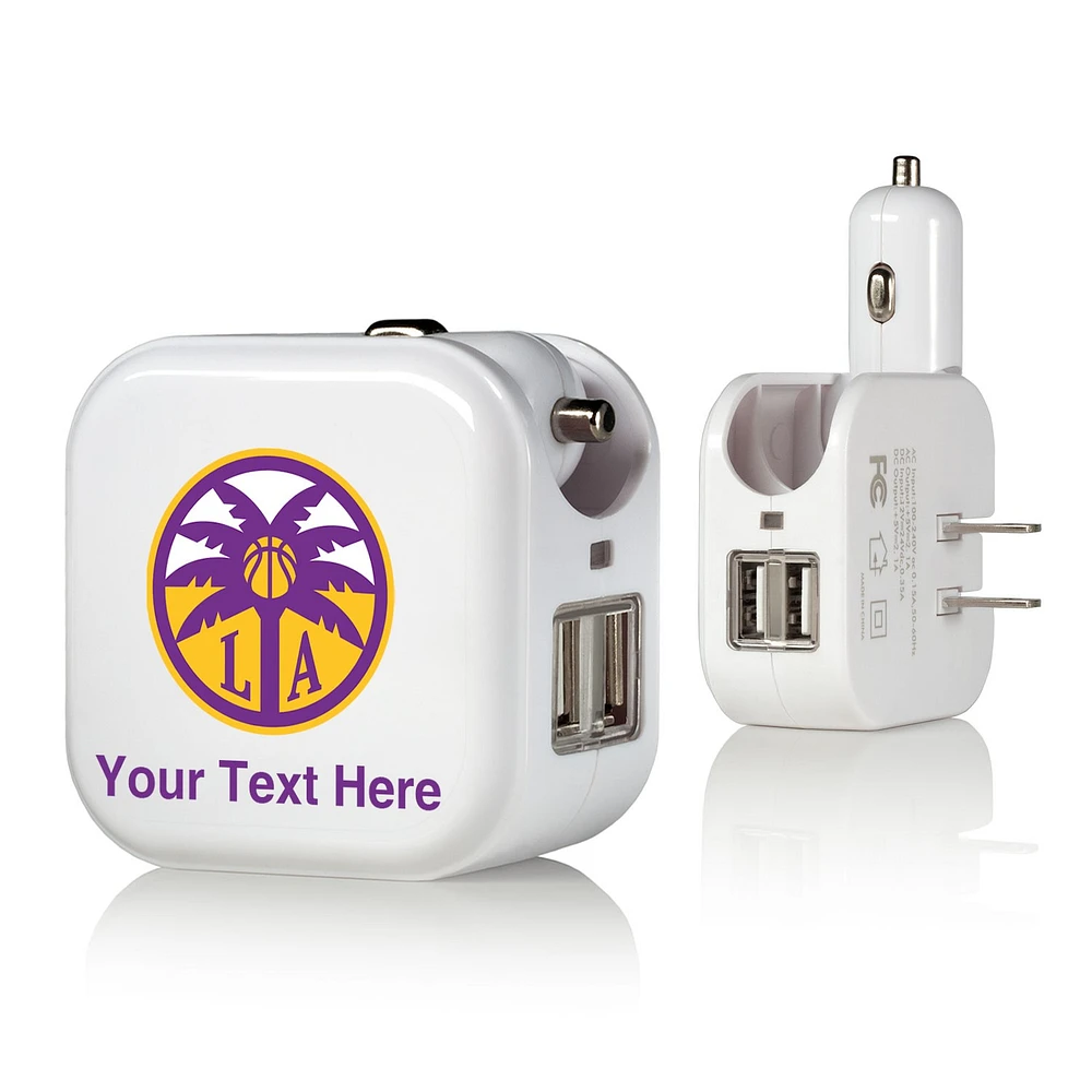 Los Angeles Sparks Personalized 2-In-1 USB Charger