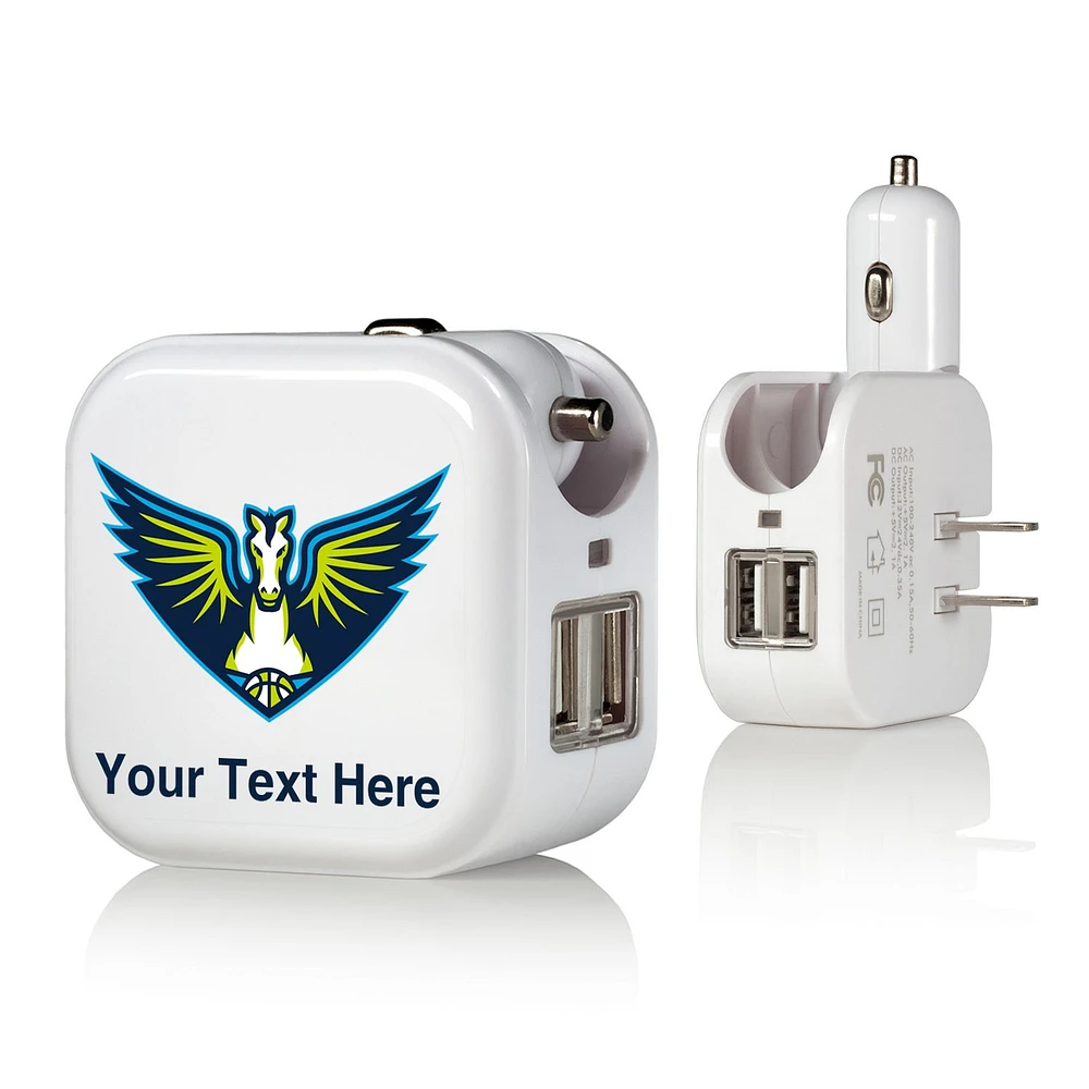 Dallas Wings Personalized 2-In-1 USB Charger