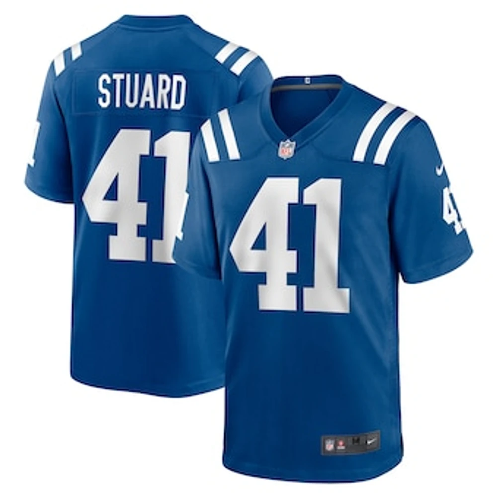 Men's Nike Grant Stuard Royal Indianapolis Colts Game Player Jersey
