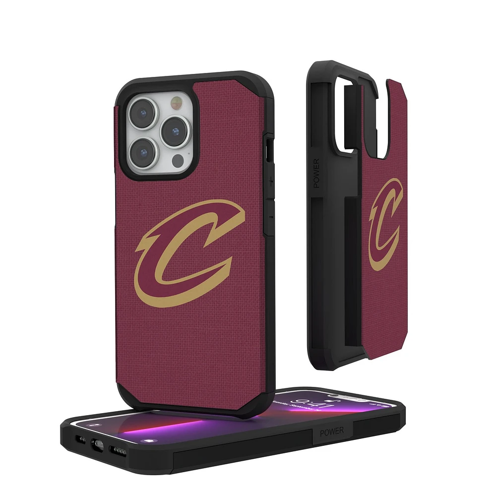 Cleveland Cavaliers Solid Design iPhone Rugged Case