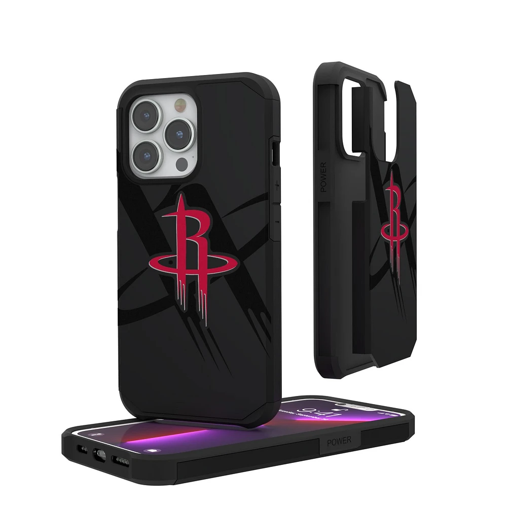 Houston Rockets Monocolor Design iPhone Rugged Case
