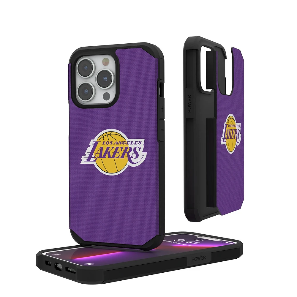 Los Angeles Lakers Solid Design iPhone Rugged Case