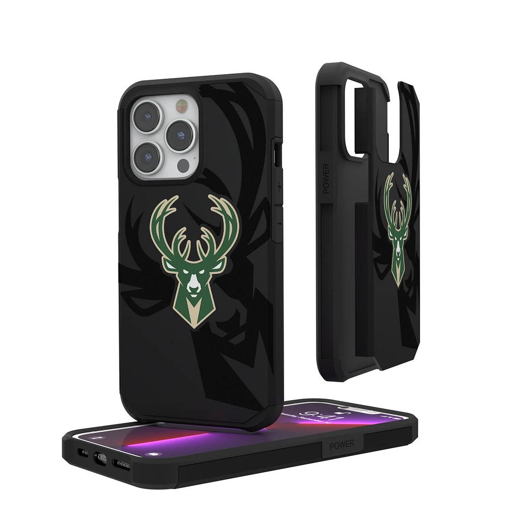 Milwaukee Bucks Monocolor Design iPhone Rugged Case