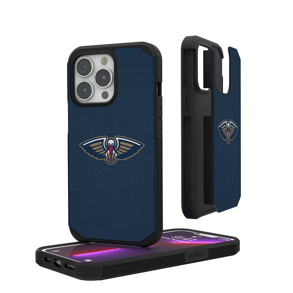 New Orleans Pelicans Solid Design iPhone Rugged Case