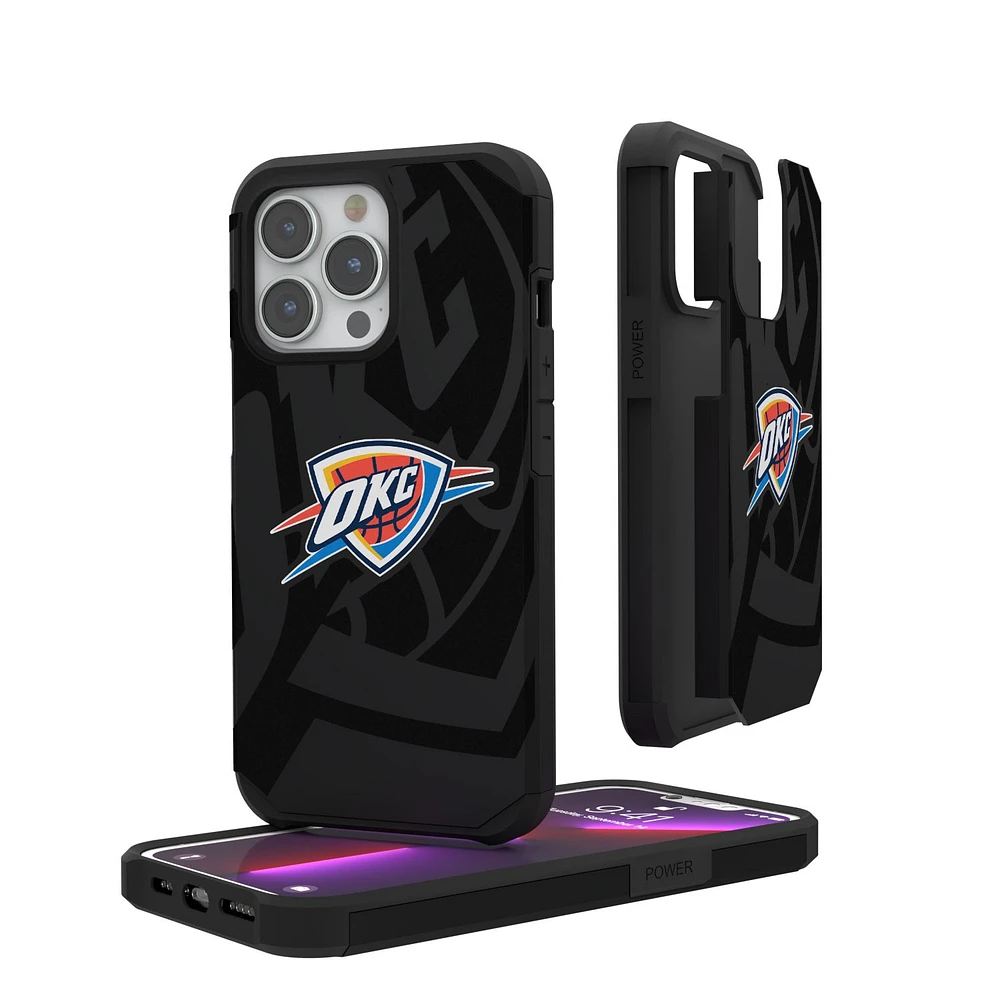 Oklahoma City Thunder Monocolor Design iPhone Rugged Case