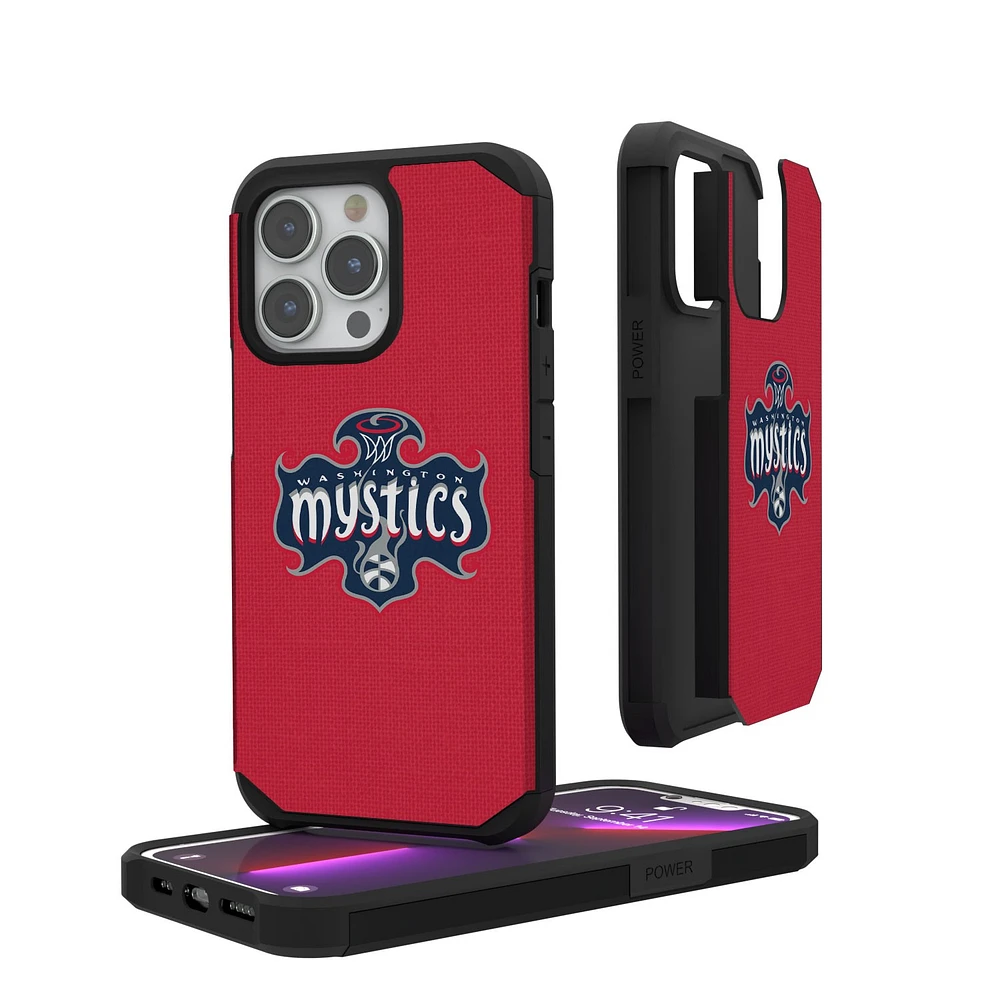 Washington Mystics Solid Design iPhone Rugged Case