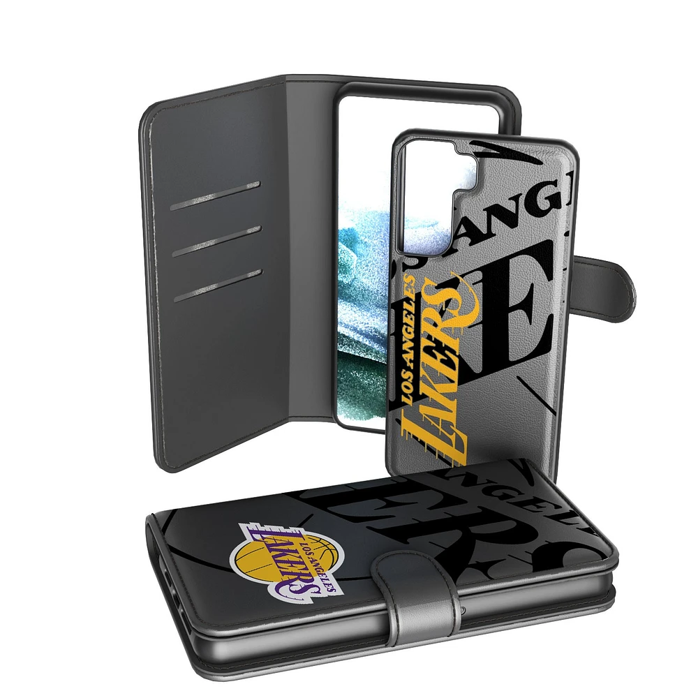 Los Angeles Lakers Samsung Galaxy Monocolor Wallet Case