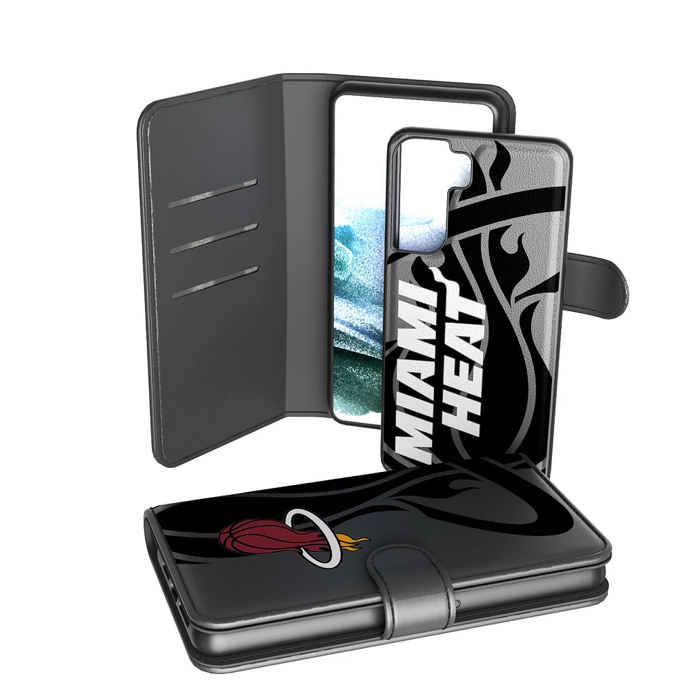 Miami Heat Samsung Galaxy Monocolor Wallet Case
