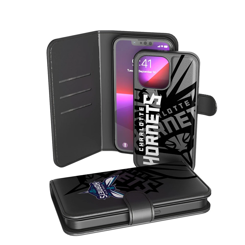 Charlotte Hornets iPhone Wallet Case