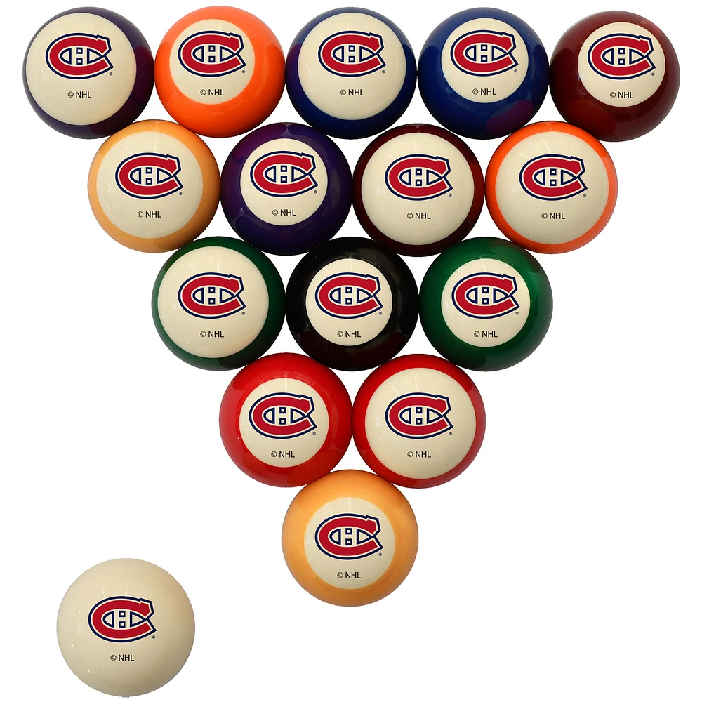 Imperial Cream Montreal Canadiens Retro Billiard Ball Set