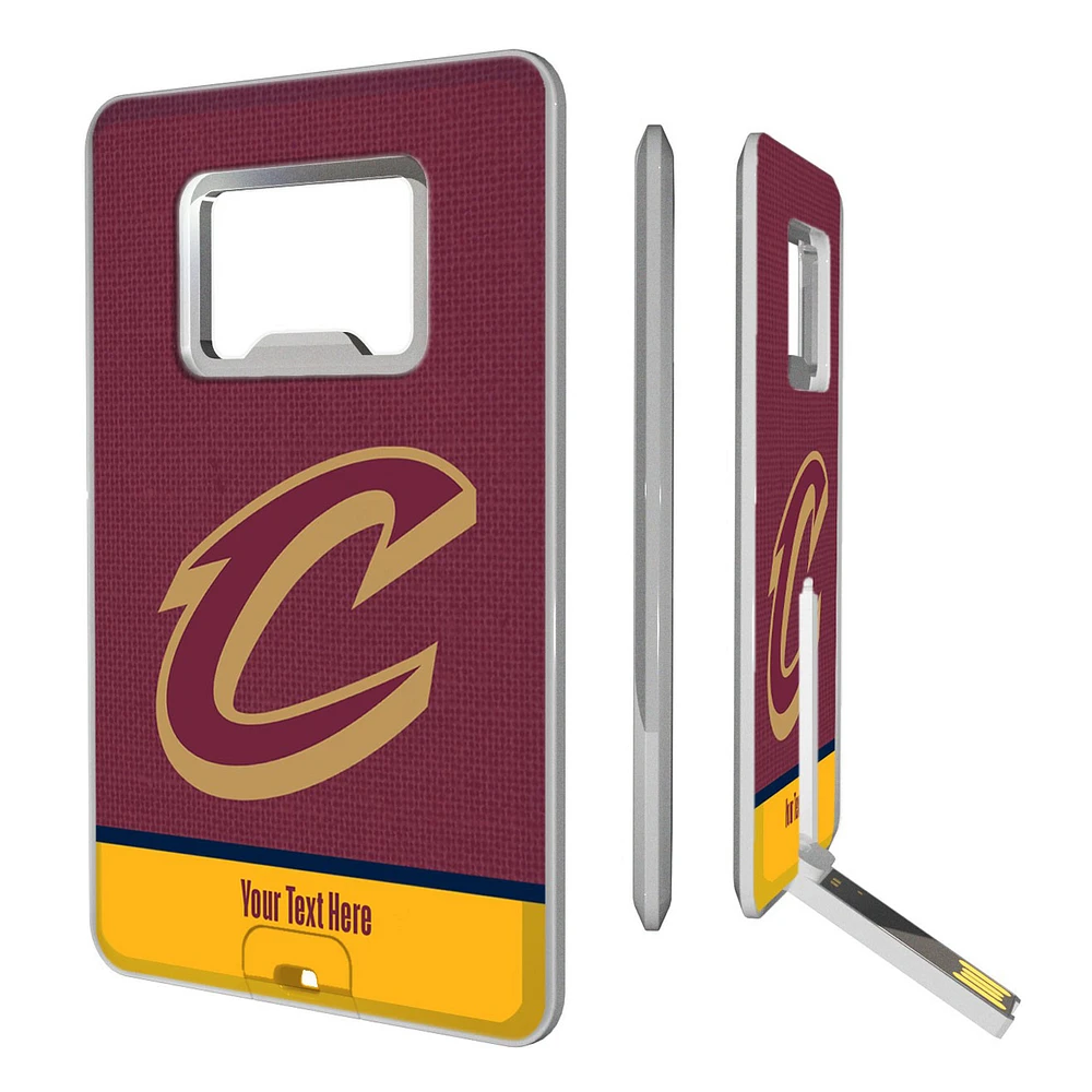 Cleveland Cavaliers Personalized Credit Card USB Drive & Bottle Opener