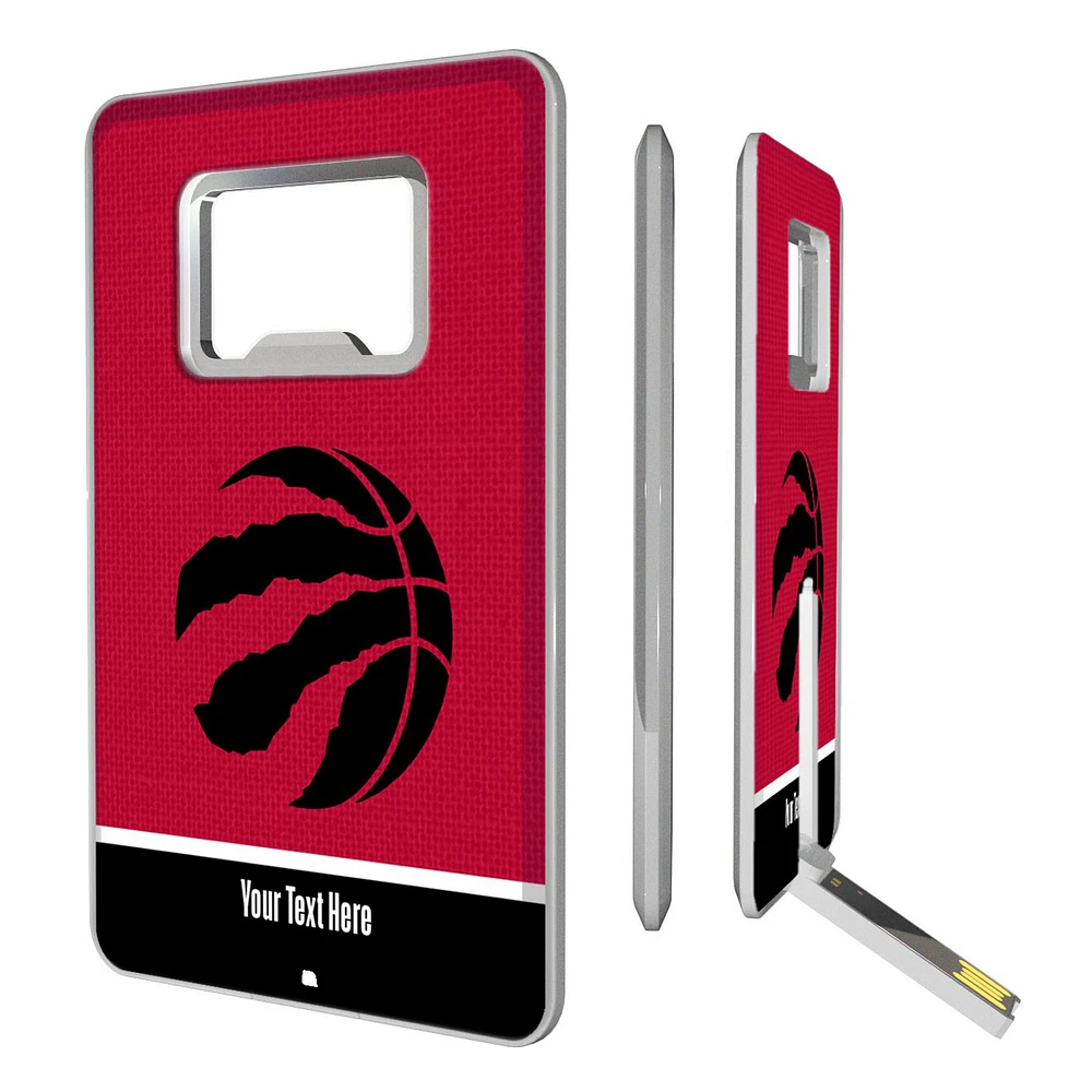 Toronto Raptors Personalized Credit Card USB Drive & Bottle Opener
