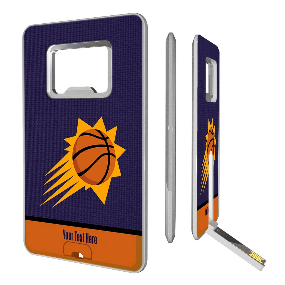 Phoenix Suns Personalized Credit Card USB Drive & Bottle Opener