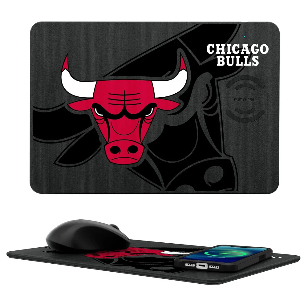 Chicago Bulls Wireless Charger & Mouse Pad