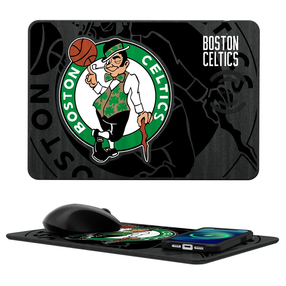Boston Celtics Wireless Charger & Mouse Pad