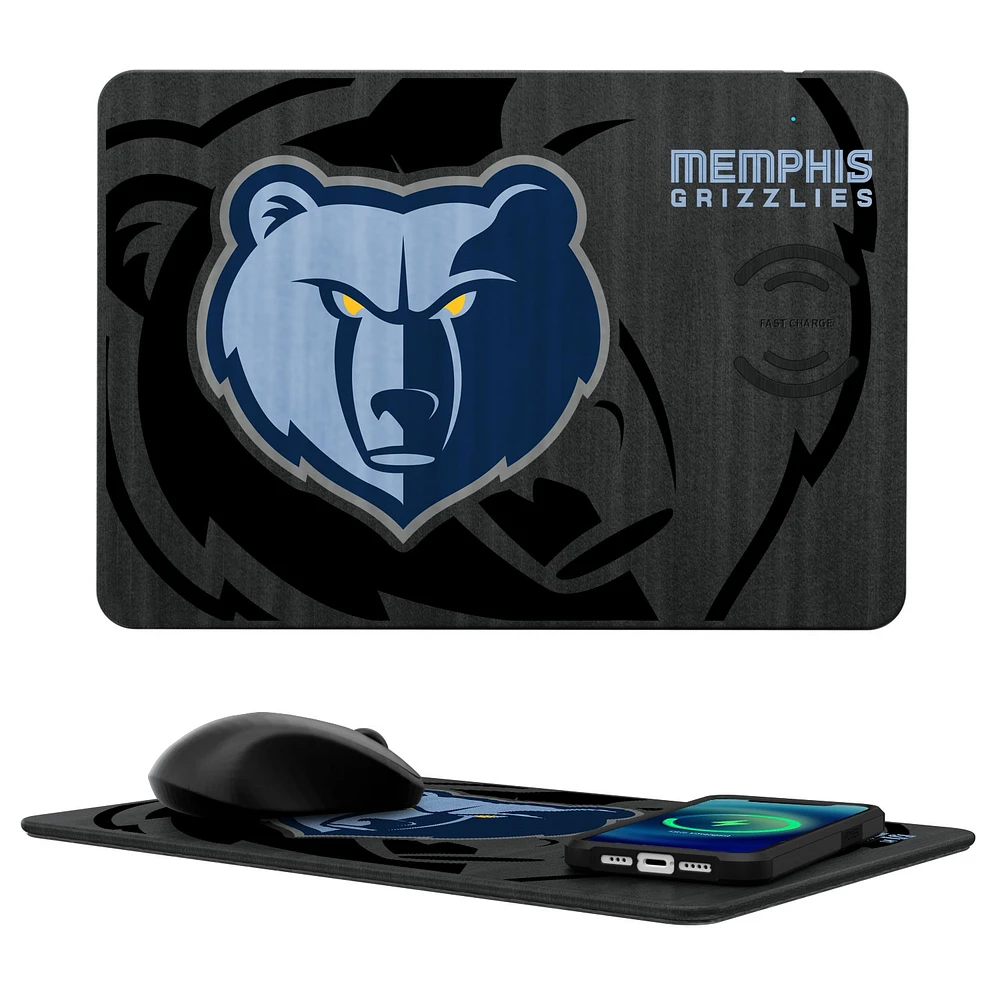Memphis Grizzlies Wireless Charger & Mouse Pad